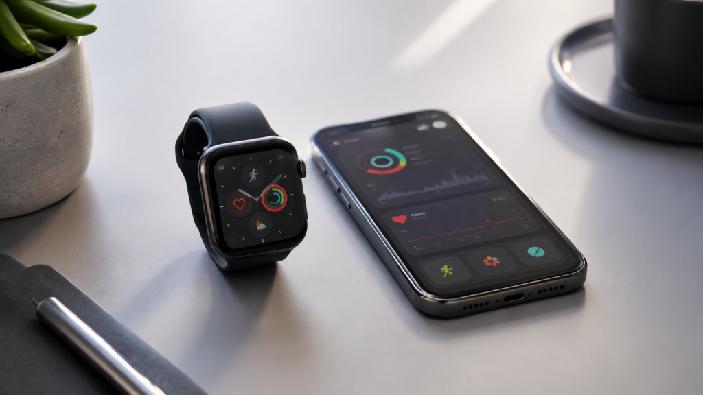 Do You Need a Smartwatch in Kenya, or Is Your Phone Already Doing the Job? Smartwatch beside a smartphone showing overlapping roles